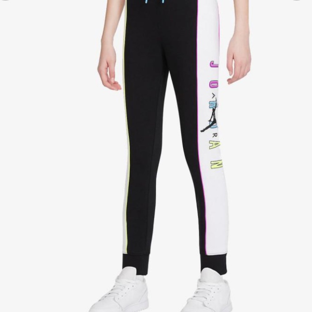 Girls Air Jordan Jumpman Fleece Jogger Sweatpants  Medium  NWT